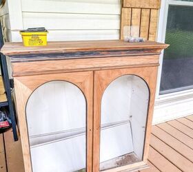 Paint can be beautiful, but this cabinet makeover may convince us to skip the brush