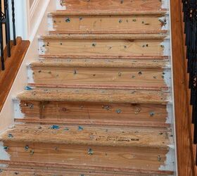 cmo remodelar sus escaleras alfombradas nuestro cambio de imagen de la escalera de