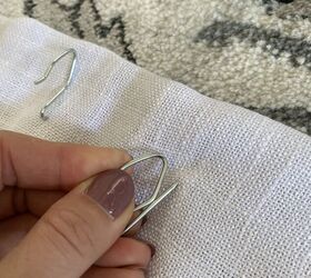 how to hang rod pocket curtains with drapery hooks and rings