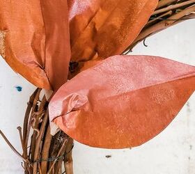 DIY Copper Magnolia Wreath from Paper Bags - DIY Beautify - Creating Beauty  at Home