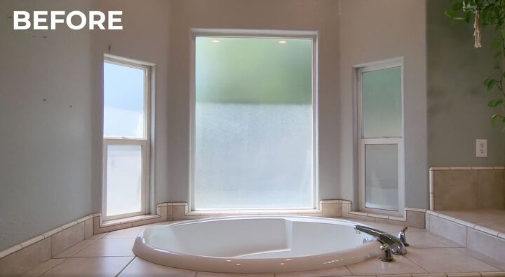 bathroom window treatment