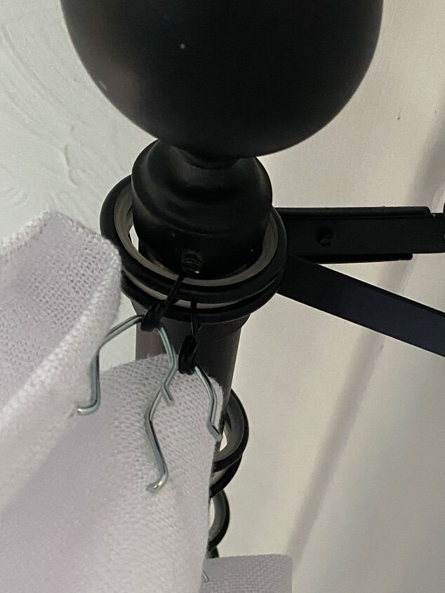 how to hang rod pocket curtains with drapery hooks and rings