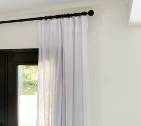 How to Hang Rod-Pocket Curtains with this super simple trick