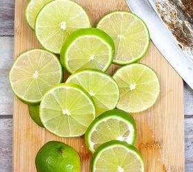 Cut up a fresh lime to change the whole atmosphere of your kitchen (great home-selling hack!)