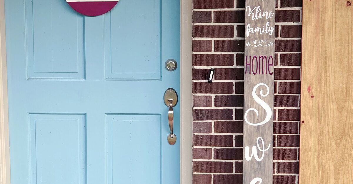 DIY Porch Sign: ¡Haz uno con o sin Cricut! ¡Diseños gratuitos para ...