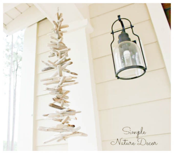 how to make a driftwood wind chime