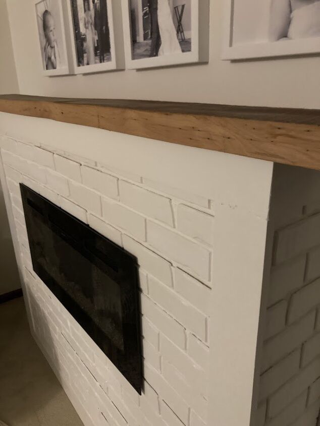 diy electric fireplace, Mantle