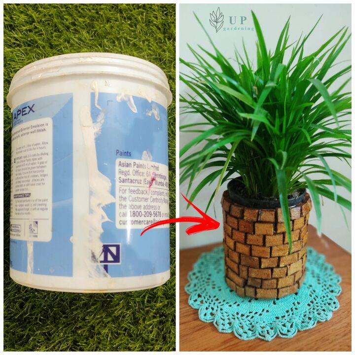 diy planter using foam sheet