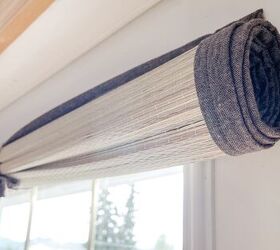 turn your dollar store beach mat into blinds