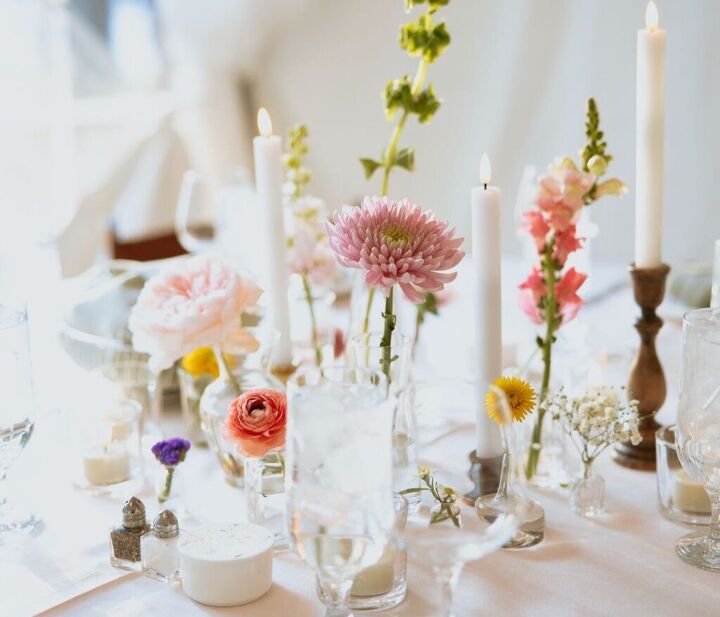 centros de mesa florales para la boda cmo prepararlos