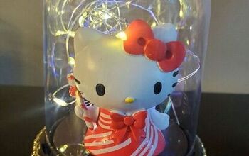 ¡Navidad en julio! Cúpula de Navidad Hello Kitty con luz LED
