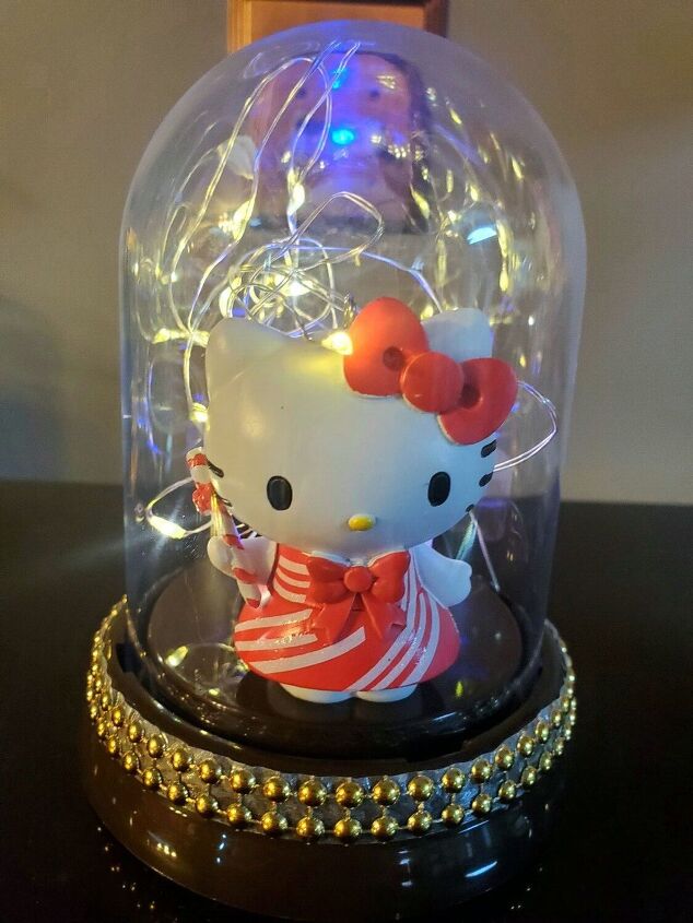 navidad en julio cpula de navidad hello kitty con luz led, El ltimo proyecto de Navidad en julio