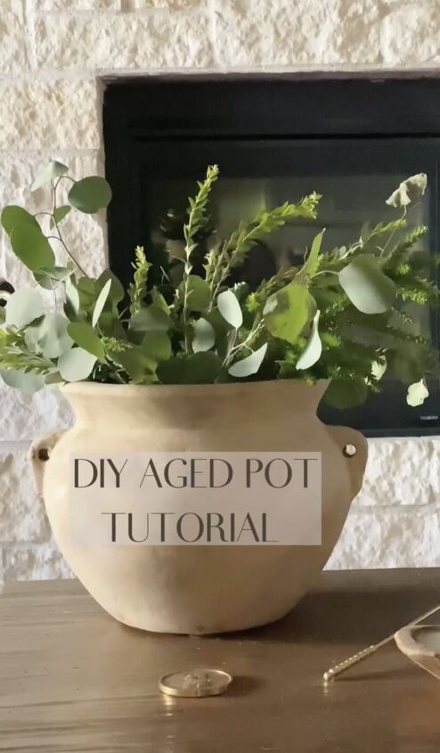 how to create a aged pot