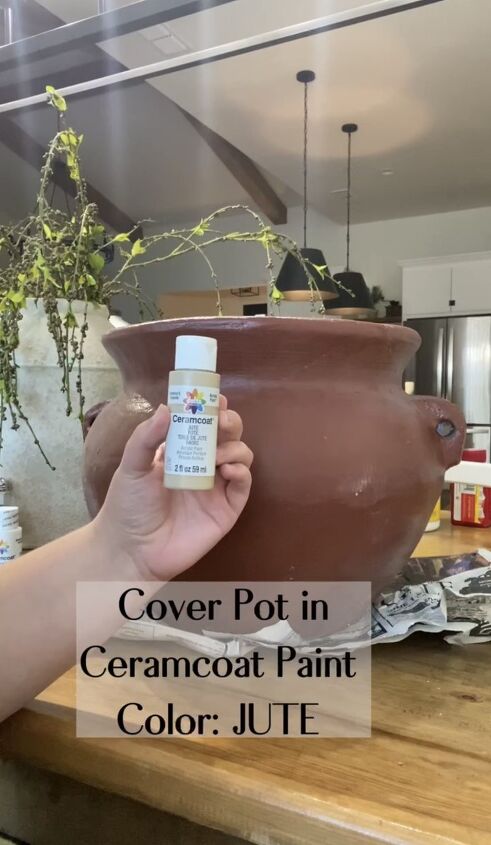 how to create a aged pot