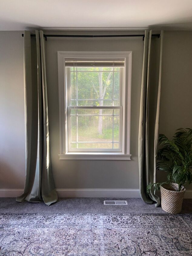 how to make your windows look bigger with curtains