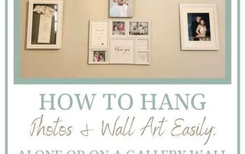 Cómo colgar fotos fácilmente: ¡Ya sea solas o en una pared de la galería!