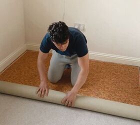 They tore up their bedroom carpet and did something incredible with the floor underneath (on a $69 budget!)