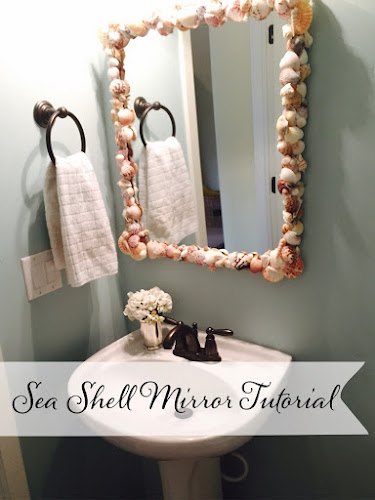 sea shell mirror tutorial
