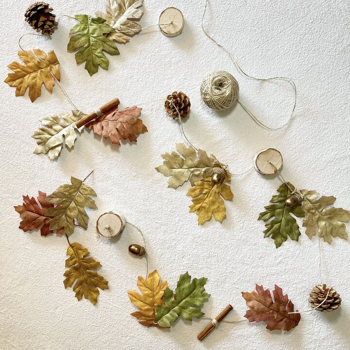 how to make easy fall garland