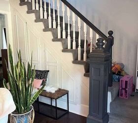 entryway makeover idea before after