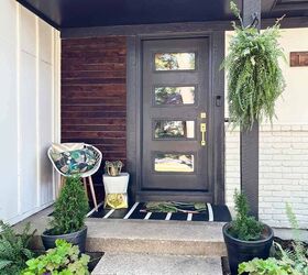entryway makeover idea before after