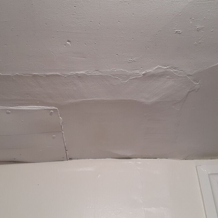 how do i fix this if the rest of the room is plaster