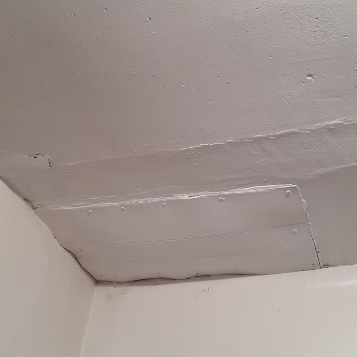 how do i fix this if the rest of the room is plaster