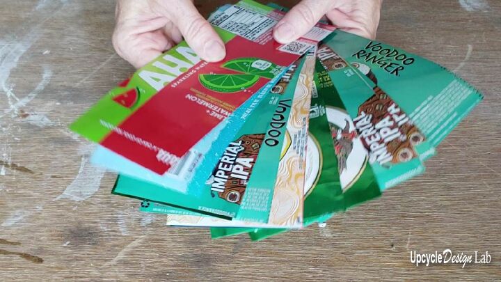 diy giant garden markers upcycled aluminum can project