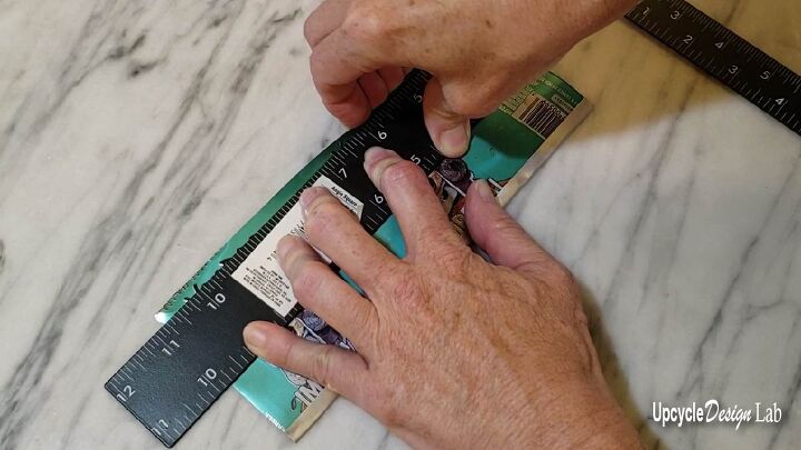 diy giant garden markers upcycled aluminum can project