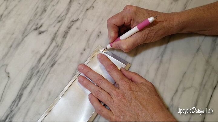 diy giant garden markers upcycled aluminum can project