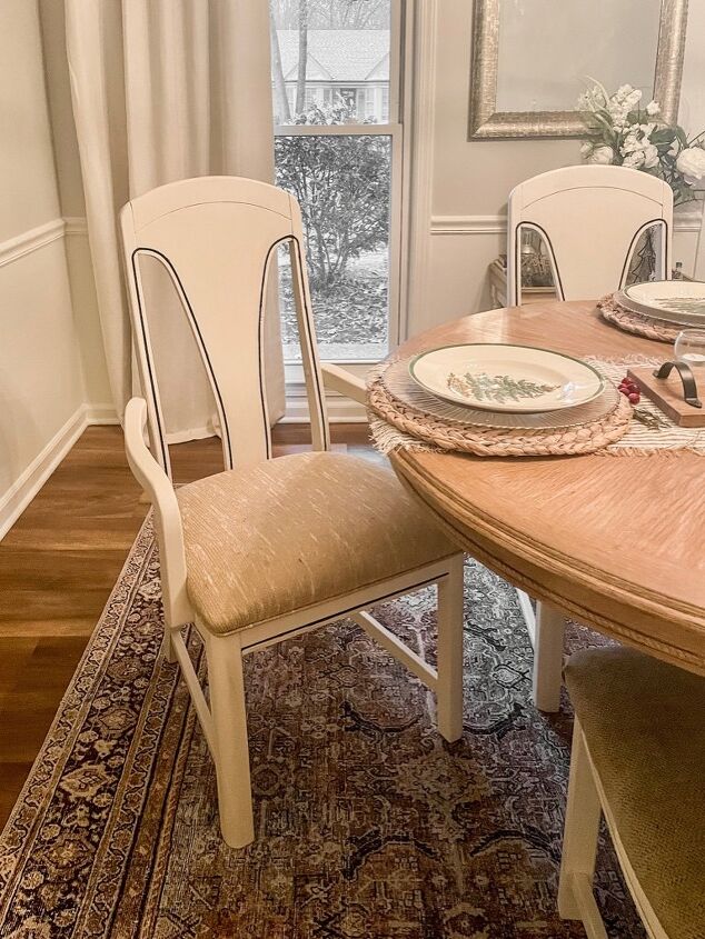 how to reupholster dining room chairs using only four supplies