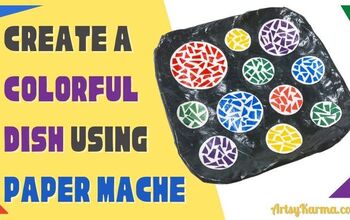 Cómo usar la mezcla de papel maché - Idea colorida de manualidades DIY
