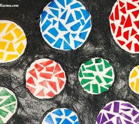 how to use paper mache mix colorful diy craft idea