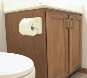 The small bathroom makeover that took this 90s-style vanity to the 21st century