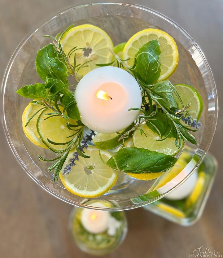 diy lovely lemon and herb luminaries un repelente de mosquitos con aroma a cielo