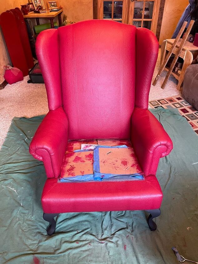 lo que aprend al pintar mi segunda silla tapizada