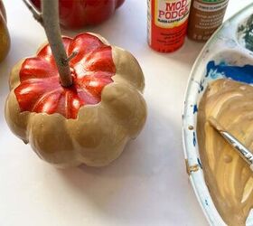 cmo hacer manzanas de caramelo de imitacin de calabaza
