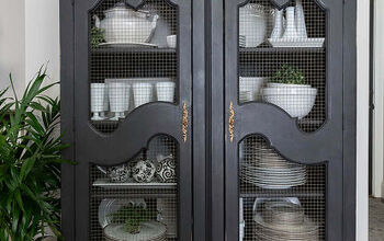 Easy Chalk Painted China Cabinet in a Day