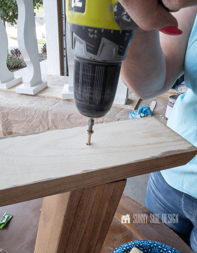 how to easily make a diy round coffee table