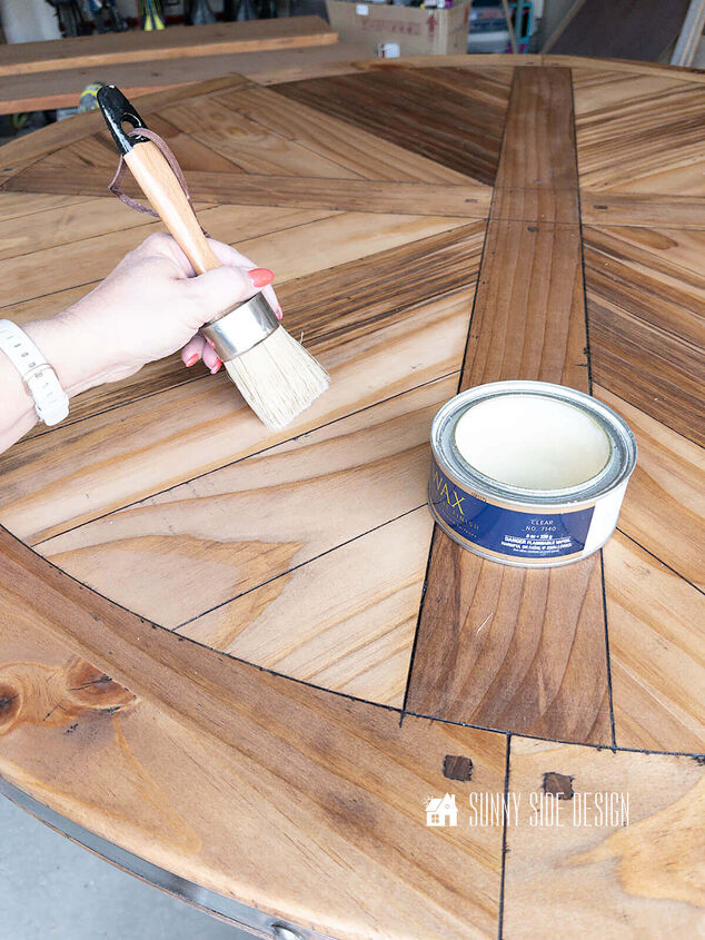 how to easily make a diy round coffee table