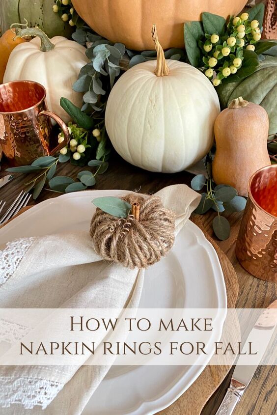 how to make napkin rings for fall
