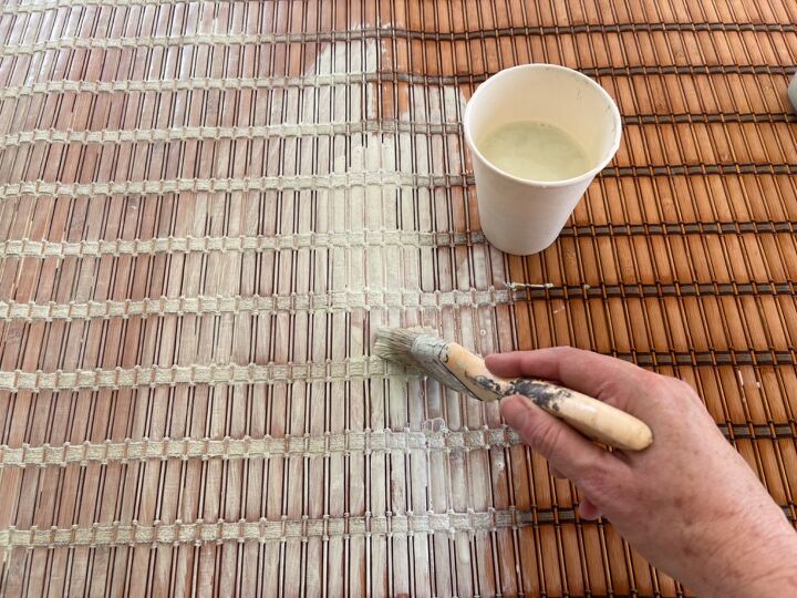 persianas de bamb como papel pintado