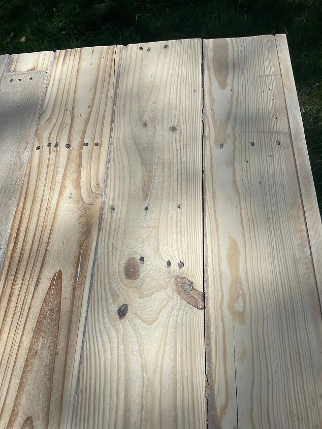cubierta de mesa plegable de madera de palet