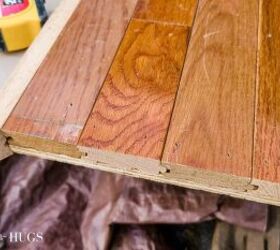 Repurpose old wood planks for this idea that will make your kitchen SO much more high end