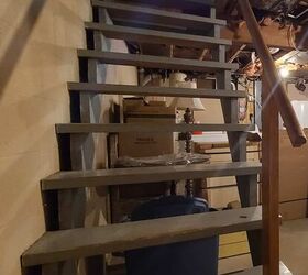 This has got to be the prettiest way to revamp an old basement staircase