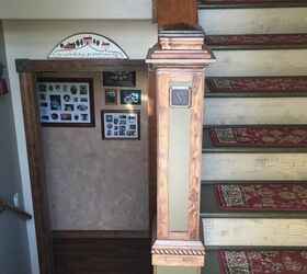 staircase renovation from drab to dramatic