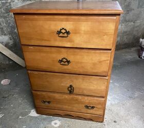 Instead of painting your whole dresser one color, do this to each of the drawers (beautiful!)