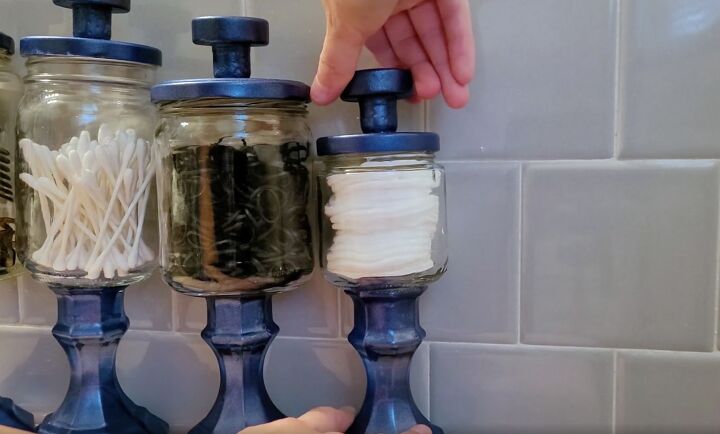 from trash to treasure how to make diy apothecary jars, Fill the jars