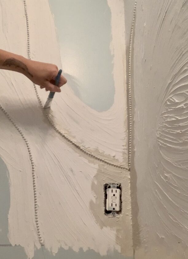 adding wall texture art