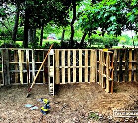 cmo construir una estacin de compostaje con palets de madera